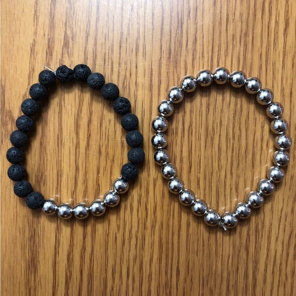 Black&Silver bracelets
